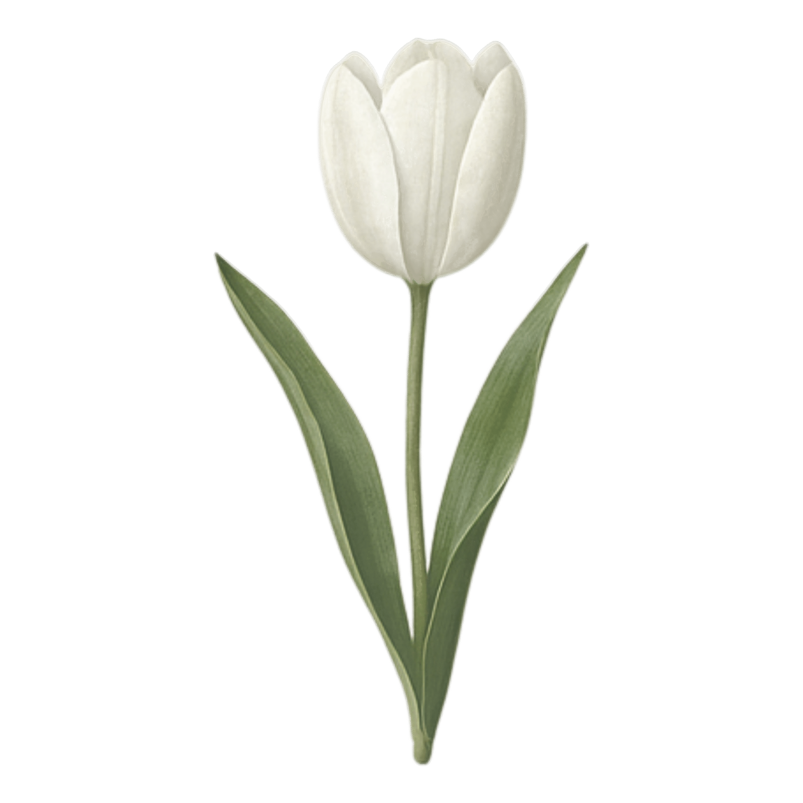 White Tulip – Purity and Tranquility