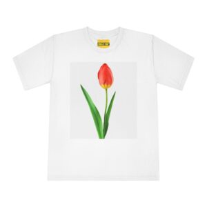 Floral Tulip Unisex Classic Crewneck T-Shirt – Perfect for Spring Celebrations